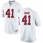 Men's Alabama Crimson Tide #41 Kyle Smoak White Replica NCAA College Football Jersey 2403DBDY2